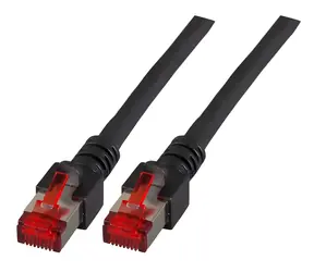 EFB CAT6 S/FTP 50m czarny / Kabel krosowy / LSZH / 250 MHz / RJ-45