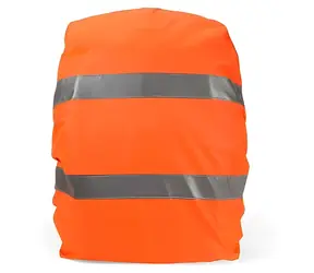 Dicota Raincover HI-VIS orange / Pokrowiec przeciwdeszczowy na plecak / 25 l / do 320×455×220 mm / poliester / paski odblaskowe 3M