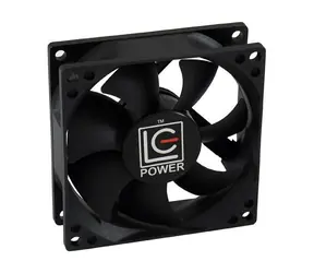 LC-Power LC-CF-80 czarny / Wentylator / 80 mm / PWM / 2200 obr./min / 25,1 dB