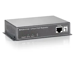 Wzmacniacz LevelOne PoE 3x FE, kaskadowy / Wzmacniacz sieciowy / IEEE 802.3 AF / zasięg 100 m
