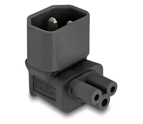 DeLock IEC 60320 C14 - C5 / Zasilacz / Wtyk IEC 60320 C14 / Gniazdo IEC 60320 C5 / czarny