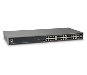 LevelOne GEL-2681 / Przełącznik / 24x Gigabit / 2x SFP combo / L3 Lite Managed / 19"