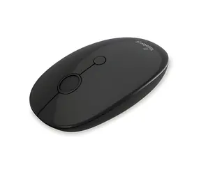 MediaRange MROS268 czarna / Bezprzewodowa mysz optyczna / 2400 DPI / 2,4 GHz / 4 przyciski
