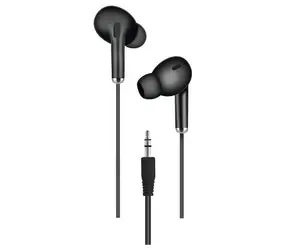 Słuchawki douszne 2GO In-Ear Stereo czarne / przewodowe / gniazdo 3,5 mm