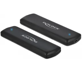 DeLock czarny / Obudowa zewnętrzna M.2 NVMe PCIe SSD / USB-C / USB 3.2 Gen 2 / 10 Gbit/s