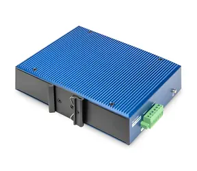 Digitus Industrial niebieski / Przełącznik / 16 portów / Gigabit / Niezarządzany / DIN