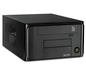 Inter-tech MI-008 czarny / Mini ITX / 2x USB 3.0 / bez zasilacza