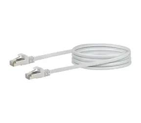 Schwaiger CAT6 S/FTP 1m biały / Kabel krosowy / 250 MHz / 1000 Mbit/s