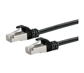 Schwaiger CAT6 S/FTP 2,5 m czarny / kabel krosowy / 250 MHz / 1000 Mbit/s