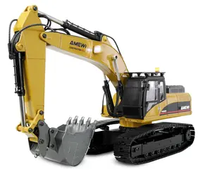 Koparka AMEWI G705E żółto-czarna / 1:14 / wiek 14+ / metal / RTR / 2.4GHz