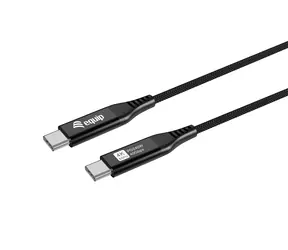 Equip w czarny kabel / USB-C / USB4 40 Gb/s / PD 240 W / 1,2 m / DisplayPort 8K