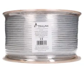 Extralink CAT7 S/FTP / Kabel sieciowy / 305 m / wewnątrz / 10 Gb/s / miedź 24 AWG / PoE