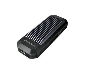 GrauGear G-M202-AC-10G czarny / Obudowa zewnętrzna SSD / M.2 NVMe i SATA / USB-C / 10 Gbit/s