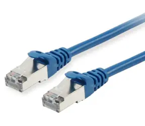 Equip Cat6 S/FTP niebieski / Kabel krosowy / RJ-45 / 30 m / 250 MHz / LSZH / PoE+