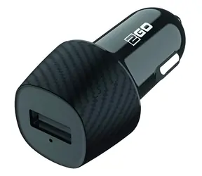 2GO czarny / Ładowarka samochodowa / 1x USB-A / 10 W / 5 V / 2,1 A