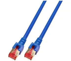 EFB CAT6 S/FTP 0,25 m niebieski / Kabel krosowy / LSZH / RJ45