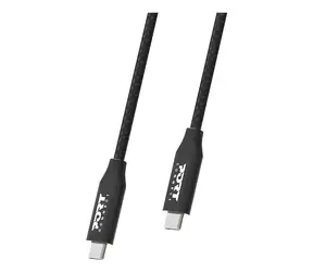 Port USB-C - USB-C czarny / Kabel do transmisji danych i ładowania / PD 100 W / USB 3.2 Gen2x2 / 20 Gb/s / 2 m