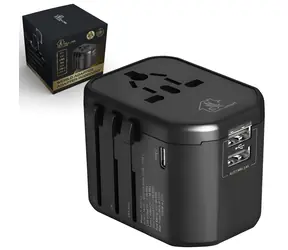 Extralink SMART Life / Adapter podróżny / EU, Wielka Brytania, USA, Australia, Szwajcaria / USB-C + USB-A