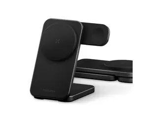 Energea MagTrio 2 Gunmetal / Ładowarka bezprzewodowa / 3 w 1 / Qi2 / 32,5 W / do iPhone'a, Apple Watcha, AirPodsów