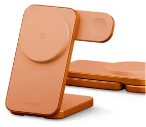 Energea MagTrio 2 pomarańczowa / Ładowarka bezprzewodowa / 3w1 / Qi2 / składana / 32,5 W