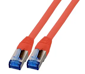 EFB SFTP CAT6a 1,5 m czerwony / kabel krosowy / RJ45-RJ45 / bezhalogenowy