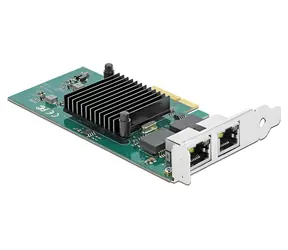 DeLock PCI Express x4 / Karta sieciowa / 2x RJ45 Gigabit LAN / Intel 82576
