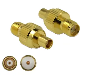 Adapter DeLock SMA Jack - MCX Jack złoty / Adapter / 0-3000 MHz