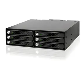 Icy Dock MB996SK-6SB czarny / Płyta montażowa do 6 dysków twardych/SSD 2,5" / SATA III / Hot-Swap