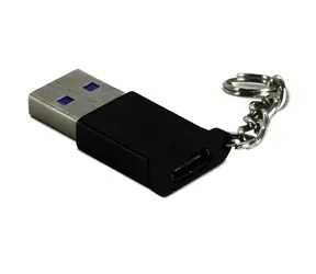 Inter-tech 88885460 czarny / Adapter / USB-C do USB-A / USB 3.0