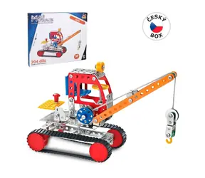 ZROBIONY Mały dźwig mechaniczny / 204 elementy / od 8 lat