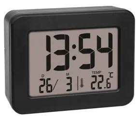 TFA 60.2044.01 / Budzik cyfrowy / termometr / datownik / kompaktowy