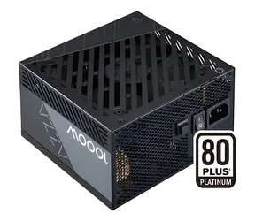 Azza 1000W czarny / Zasilacz / ATX 3.1 / 80 PLUS Platinum / Modułowy / Aktywny PFC / 120 mm
