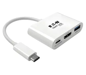 EATON Tripp Lite / Adapter USB-C do HDMI / USB-A / PD 60 W / Full HD 60 Hz