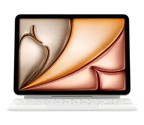 Klawiatura Apple Magic Keyboard do iPada Air 11" (M2, M3, M4) DE biała / Etui z klawiaturą / Układ DE