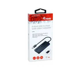 Hub USB Equip 4X USB-A / hub USB / adapter USB 3.2 Gen 1 5 Gb/s / USB-C