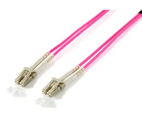 Equip kabel optyczny LC-LC OM4 15m fioletowy / Kabel krosowy / Wielomodowy / Duplex / Osłona LSZH