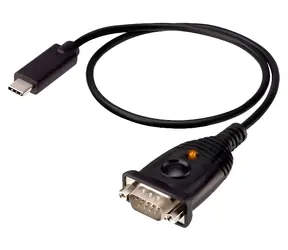 Aten UC232C / adapter USB-C na RS-232 / 45 cm / czarny