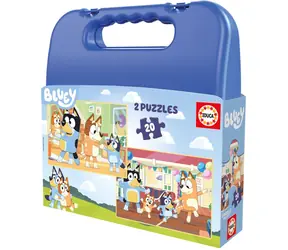Educa Puzzle w etui Bluey 2w1 / 2x 20 elementów
