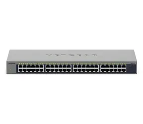 Przełącznik Netgear 48-portowy / Przełącznik / Gigabit / do montażu w szafie / niezarządzany