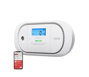 X- Sense XC01-M Link+ Pro / Czujnik tlenku węgla / Wi-Fi / Wyświetlacz LCD / Czujnik elektrochemiczny
