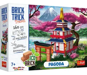 Zestaw konstrukcyjny Trefl BRICK TRICK Pagoda M / 160 części / od 7 lat