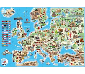 Popular Mapa Europy w układance / 160 elementów / 67,5 × 47,5 cm
