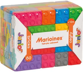 MARIOINEX Klocki konstrukcyjne Junior / 60 elementów