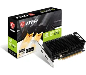 MSI GT 1030 2GHD4 LP OC / Karta graficzna / 2 GB GDDR4 / 64-bit / DP + HDMI / Chłodzenie pasywne