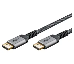 Goobay DisplayPort 3M szary / Kabel / DisplayPort - DisplayPort / 2.0/2.1 / 54 Gbit/s