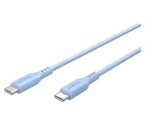 Goobay niebieski / kabel USB-C / silikonowy / 1,5 m