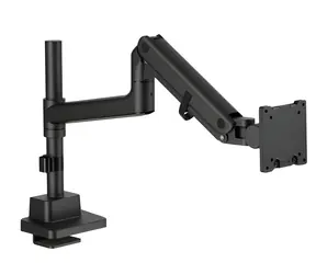 Uchwyt Digitus czarny / Uchwyt do pojedynczego monitora / do 57" / VESA 75x75, 100x100 / nośność 27 kg / sprężyna gazowa