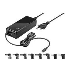 goobay 90W / Zasilacz do laptopa / 230V / 12-22V / maks. 4A / Port USB