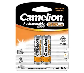 Camelion AA (R06) 2500 mAh / Akumulator / Ni-MH / 2 szt. + etui
