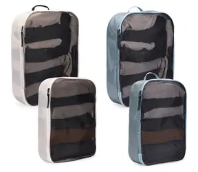 Thule TPCS205 Pond Szary/Biały / Zestaw organizerów / 4 szt. / Podróżny / Nylon z recyklingu